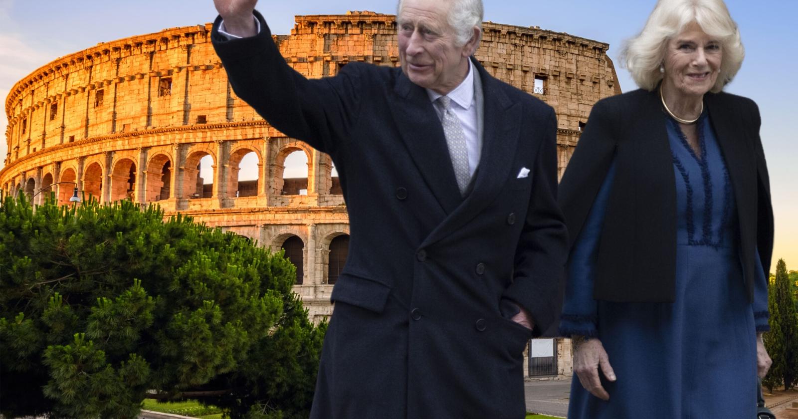 I sovrani inglesi sono atterrati a Ciampino, inizia il viaggio di Stato