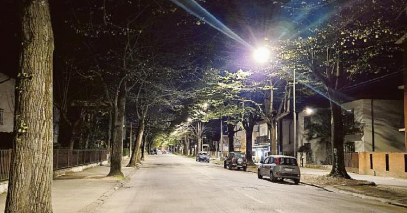 Più luce in via Benvenuto Tisi