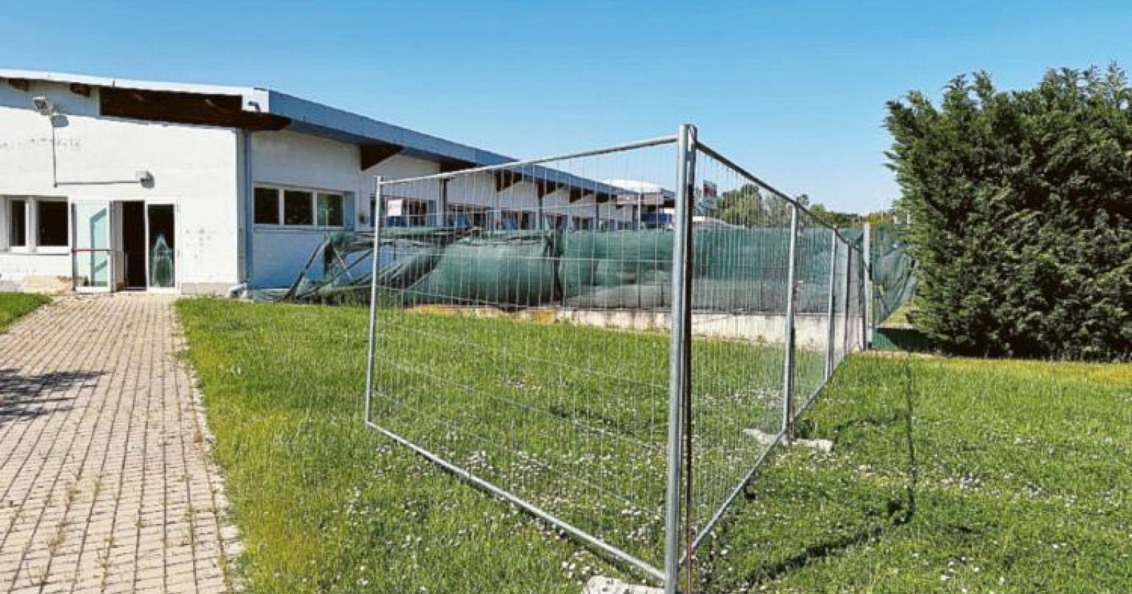 In piscina è arrivato il cantiere