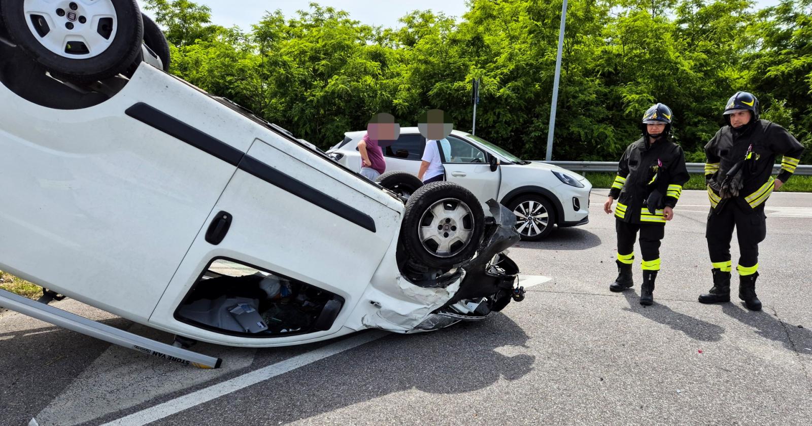 Incidente e paura a Boara