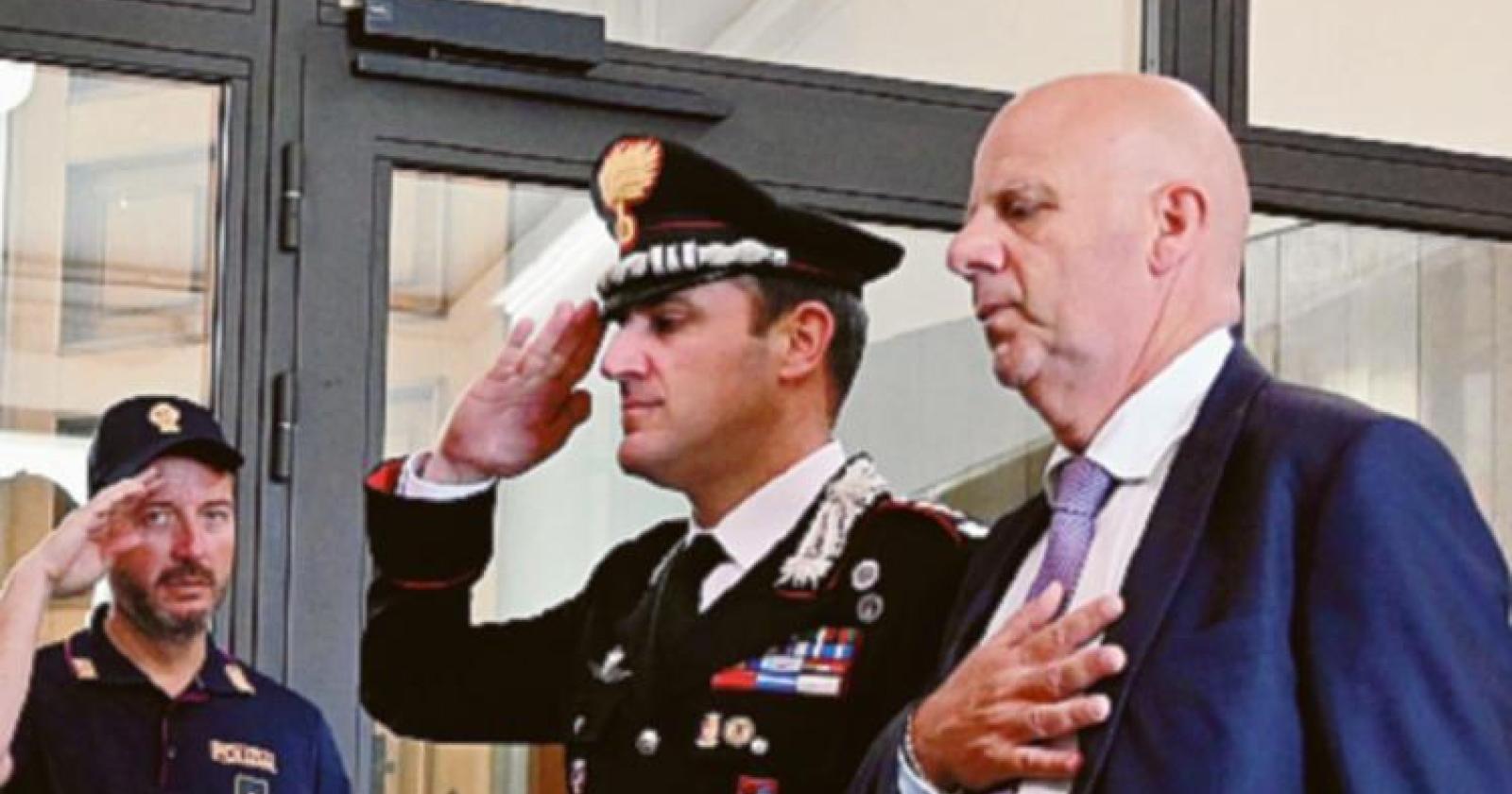 Omaggio al sacrificio del brigadiere