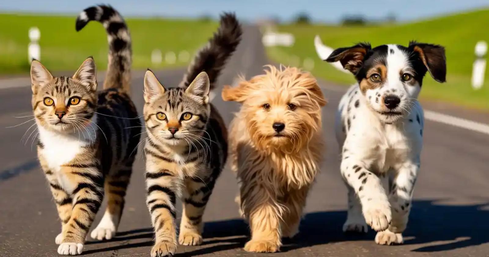 Animali dispersi sull'A4: l'appello di "Zampa nel cuore" per ritrovare i quattro fuggitivi