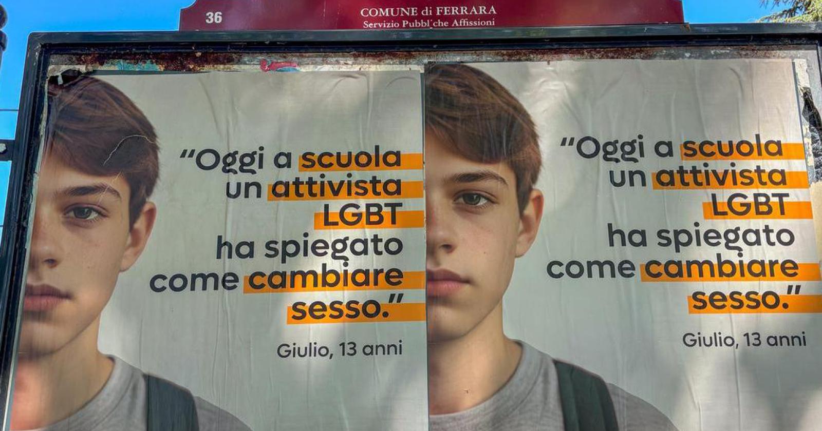 Manifesti e polemiche: il dibattito infiamma Ferrara