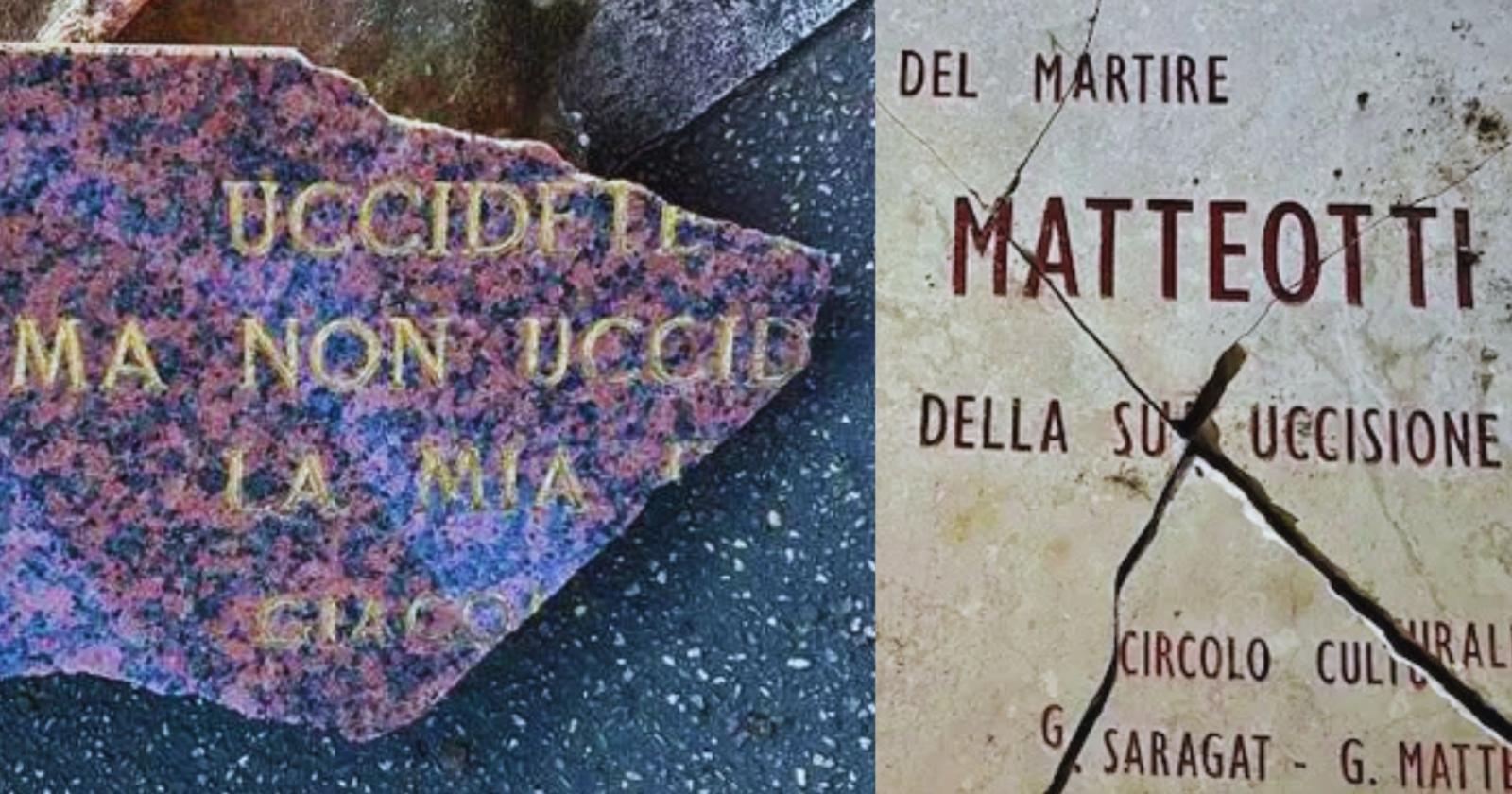 Un monumento ferito: l'oltraggio alla memoria di Giacomo Matteotti a Roma