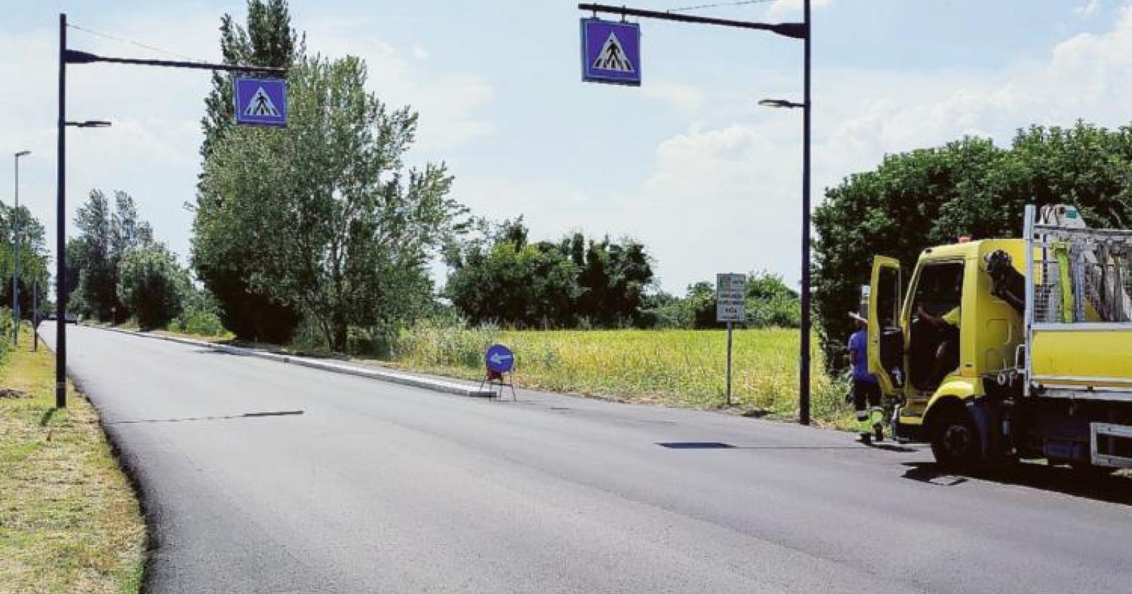 Via Forlanini ora è più sicura