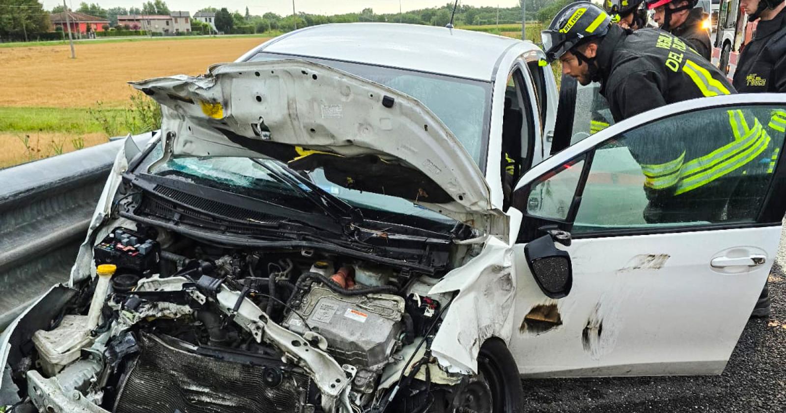 Terrificante incidente: è miracolato
