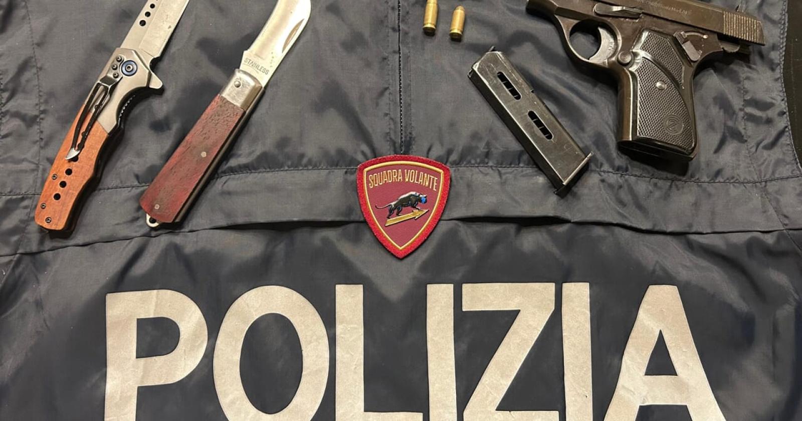 arrestato all’Arcella con pistola clandestina nel borsello: 39enne irregolare finisce in carcere