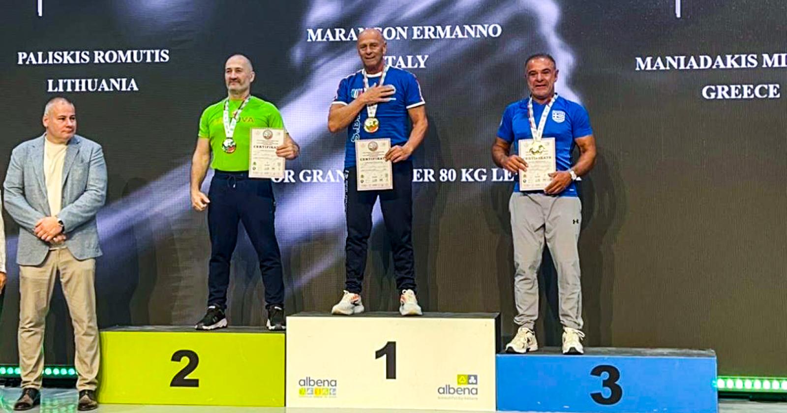 Ermanno ancora sul tetto del mondo
