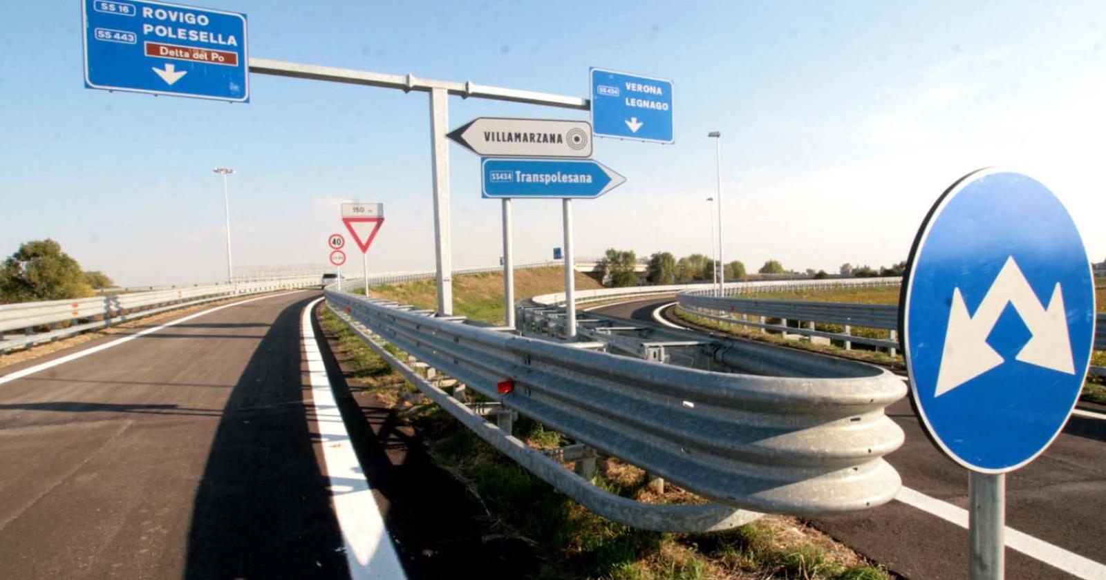 Chiusure del tratto Rovigo-Villamarzana