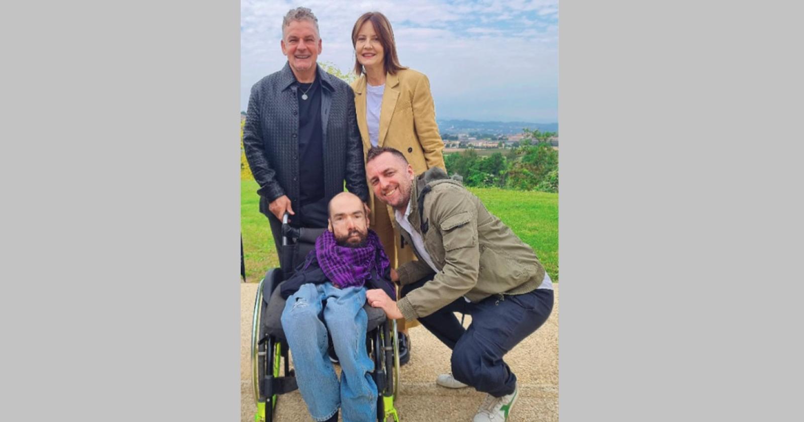 Mattia a tu per tu con Roby Baggio: un sogno che diventa realtà