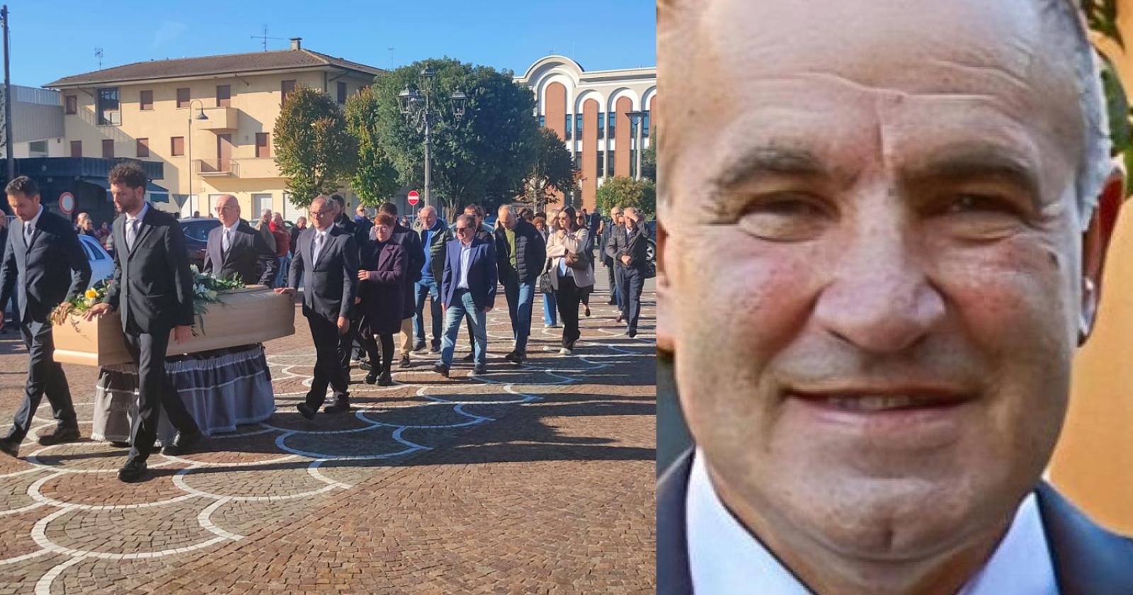 L'ultimo abbraccio del paese a Lino