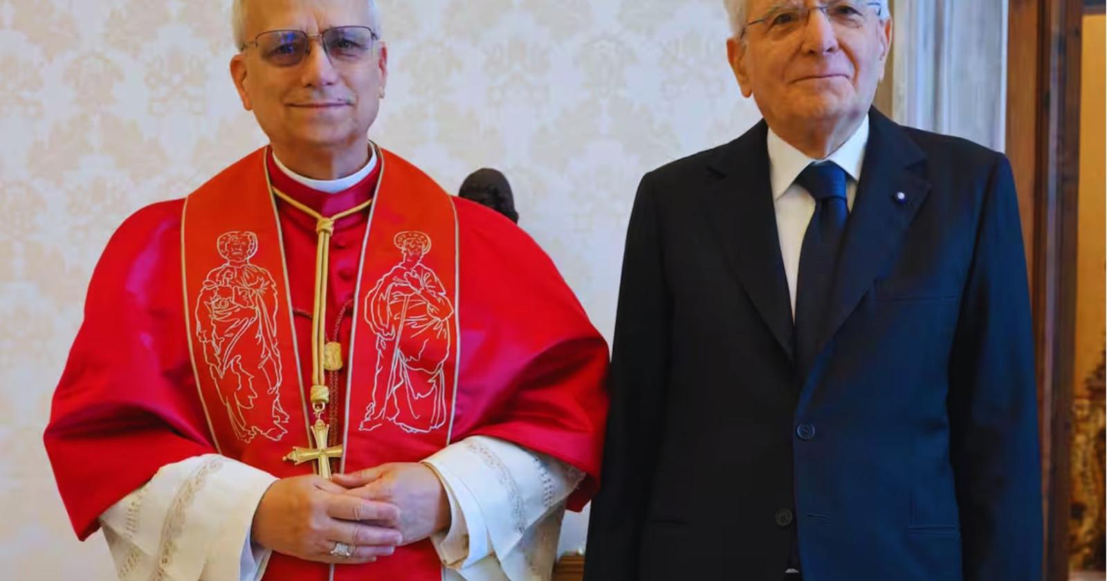 Il Papa da Mattarella