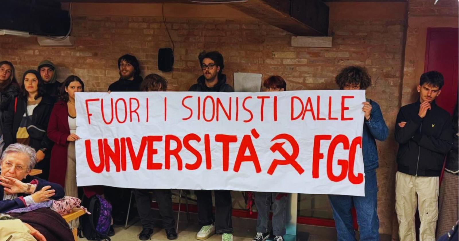 Blitz attivisti pro-Palestina a Ca’ Foscari