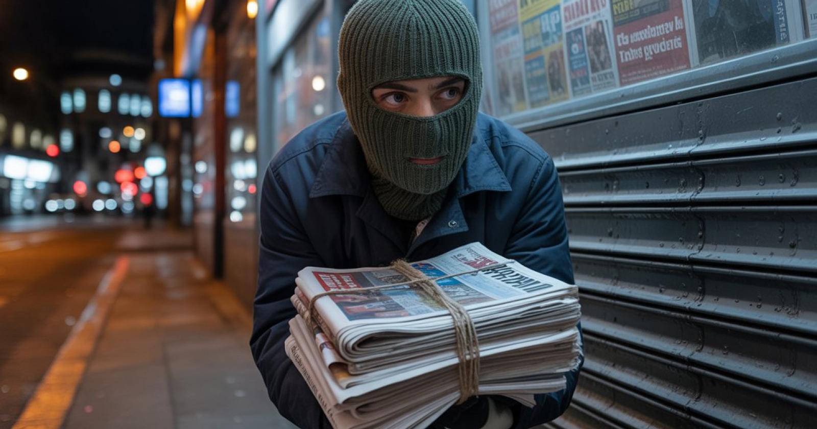 Il giornale non va in edicola: l'hanno rubato i ladri