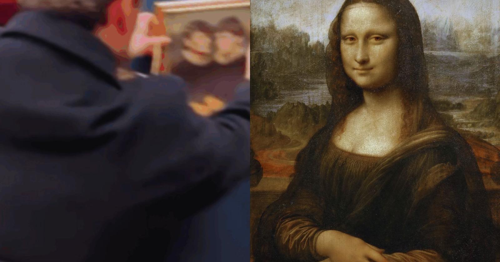 Appendono un loro ritratto alla Gioconda