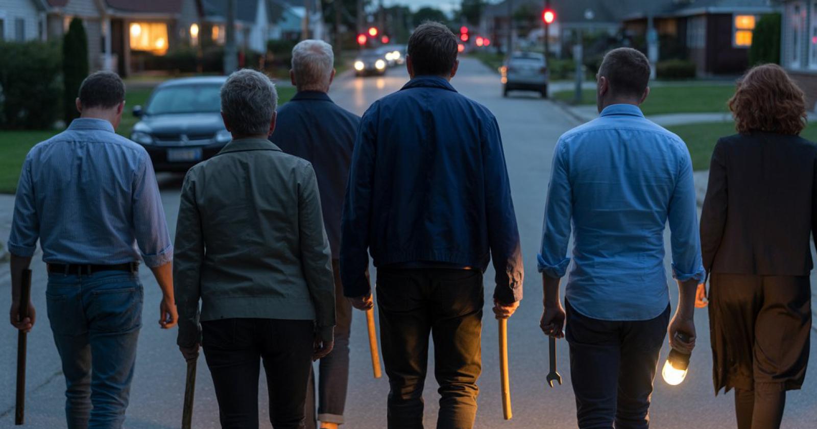 In 40 inseguono i ladri con bastoni, droni e chiavi inglesi