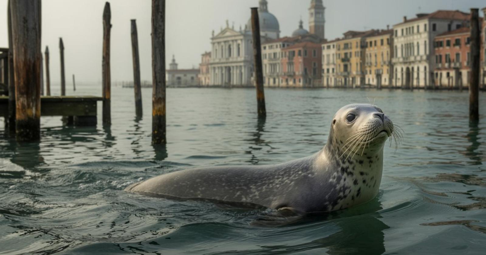 Dopo il delfino, ecco la foca in laguna