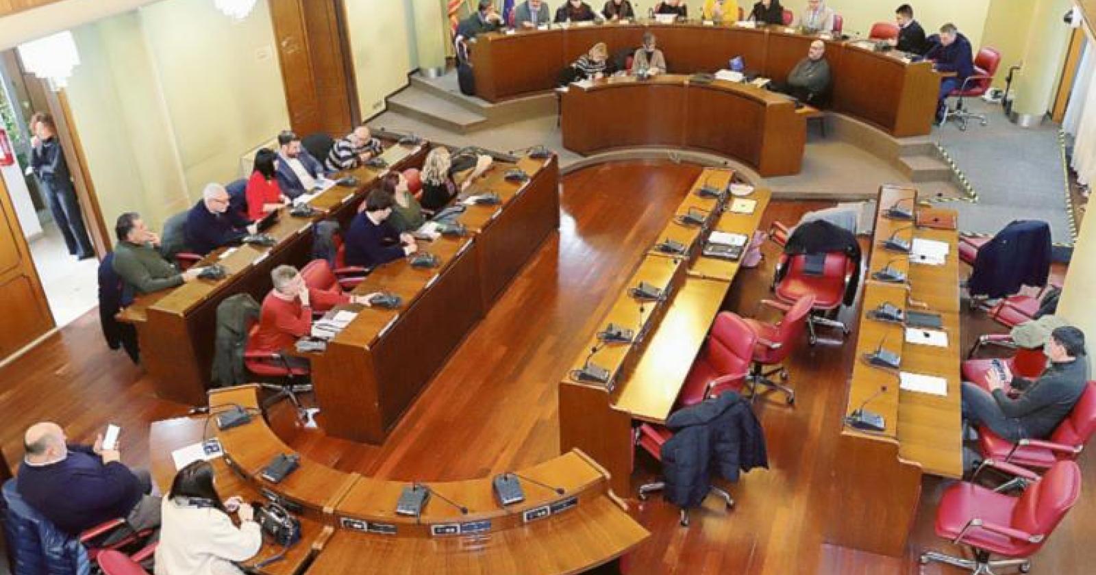 L&rsquo;aula tiene con Masin e Conchi