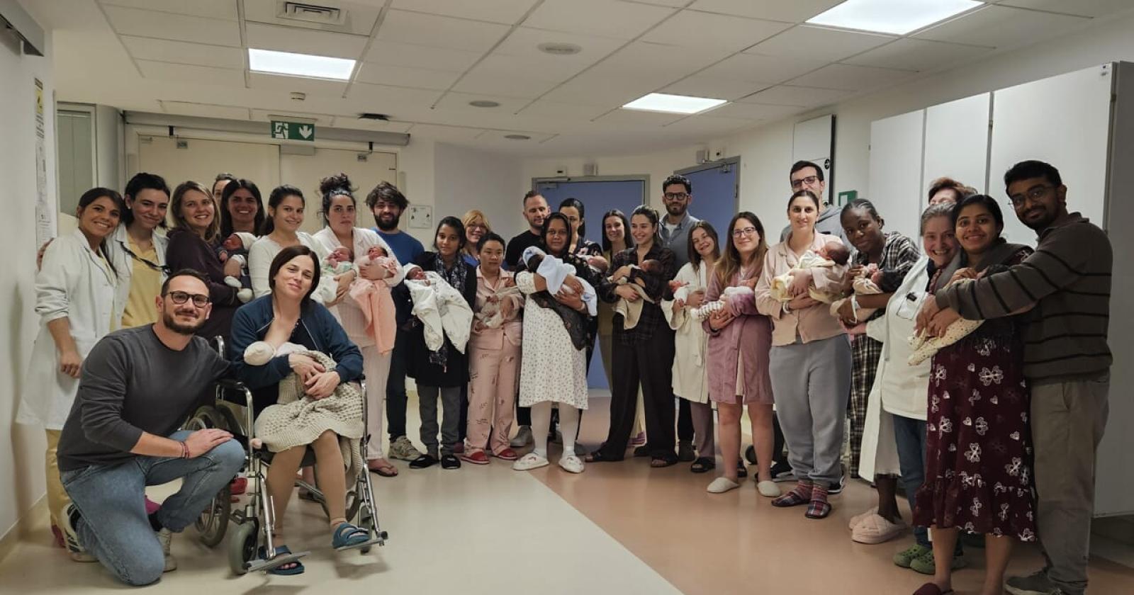 Nati 24 bimbi in 48 ore!