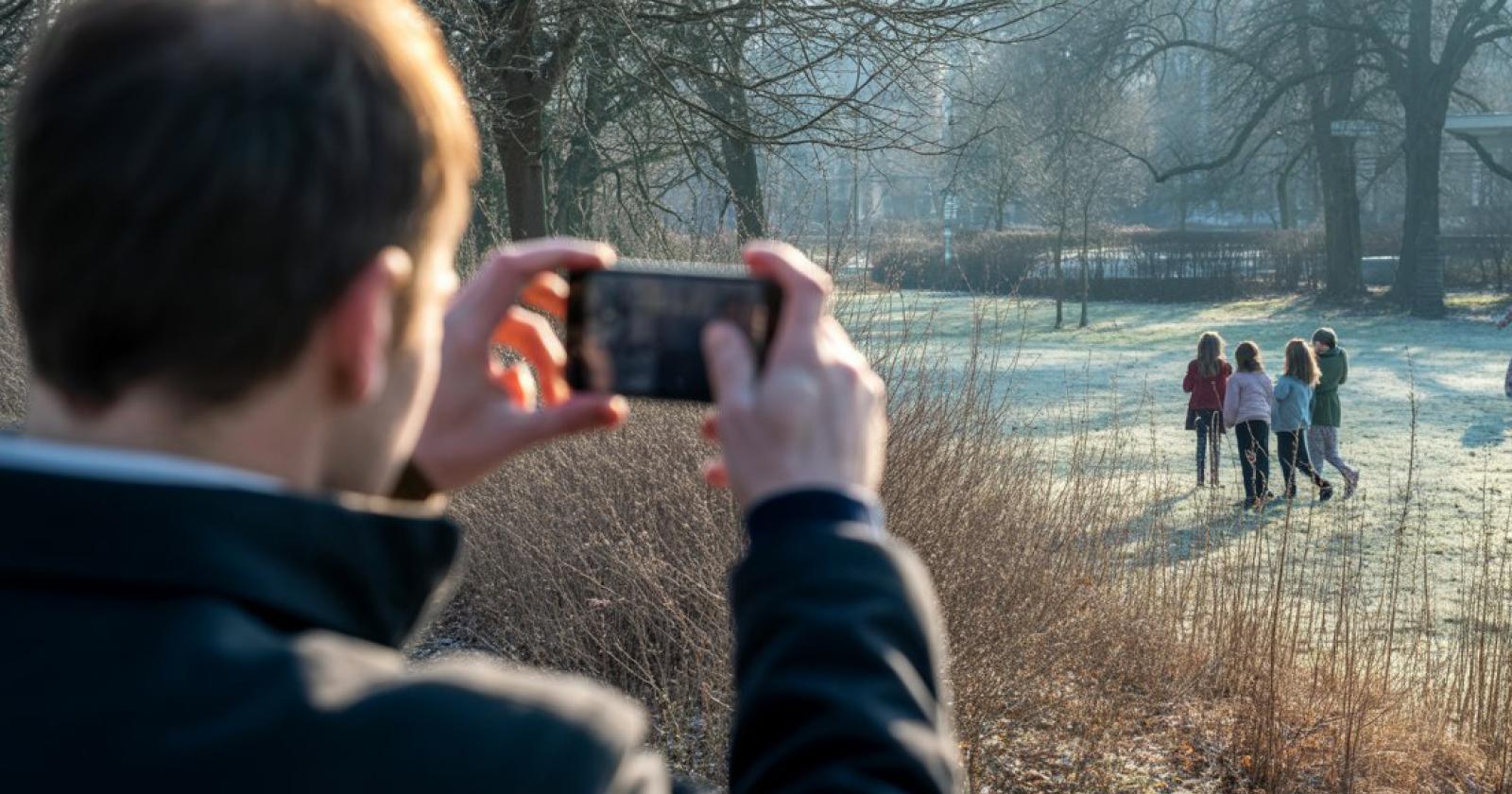 "Uno sconosciuto filma le ragazzine"