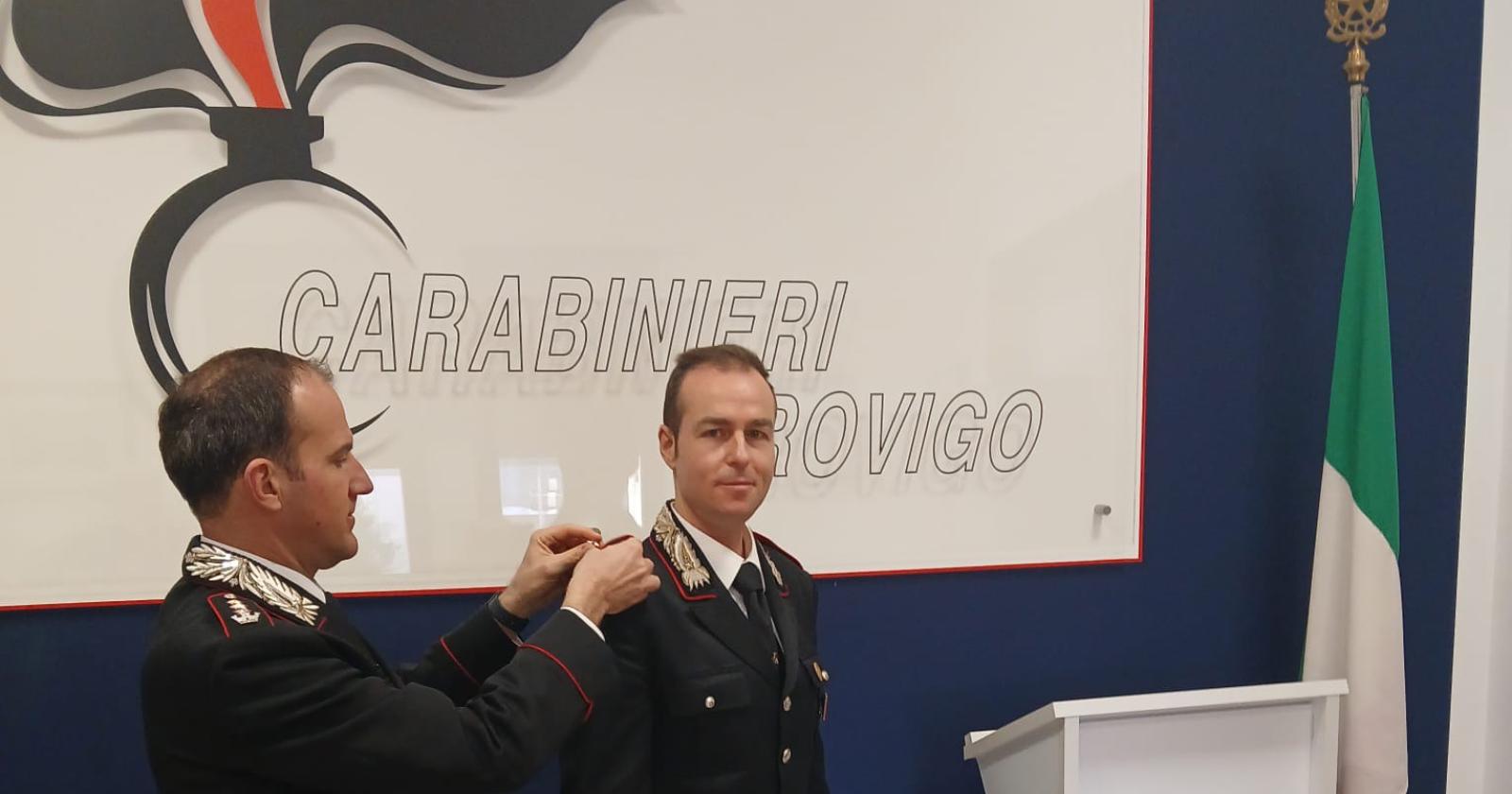 Passaggio di grado per il comandante!