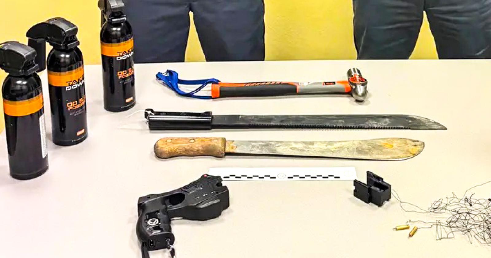 L'arsenale delle gang straniere