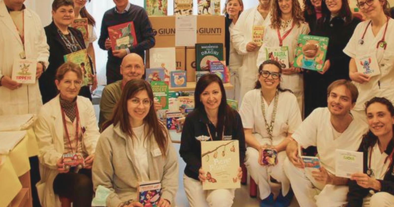 Oltre 3.800 volumi donati alla Pediatria