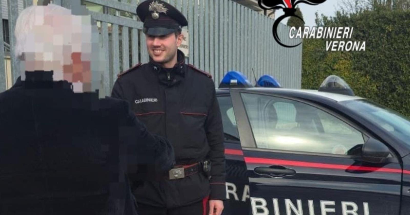 Aggrediti da un cane, salvati dal carabiniere