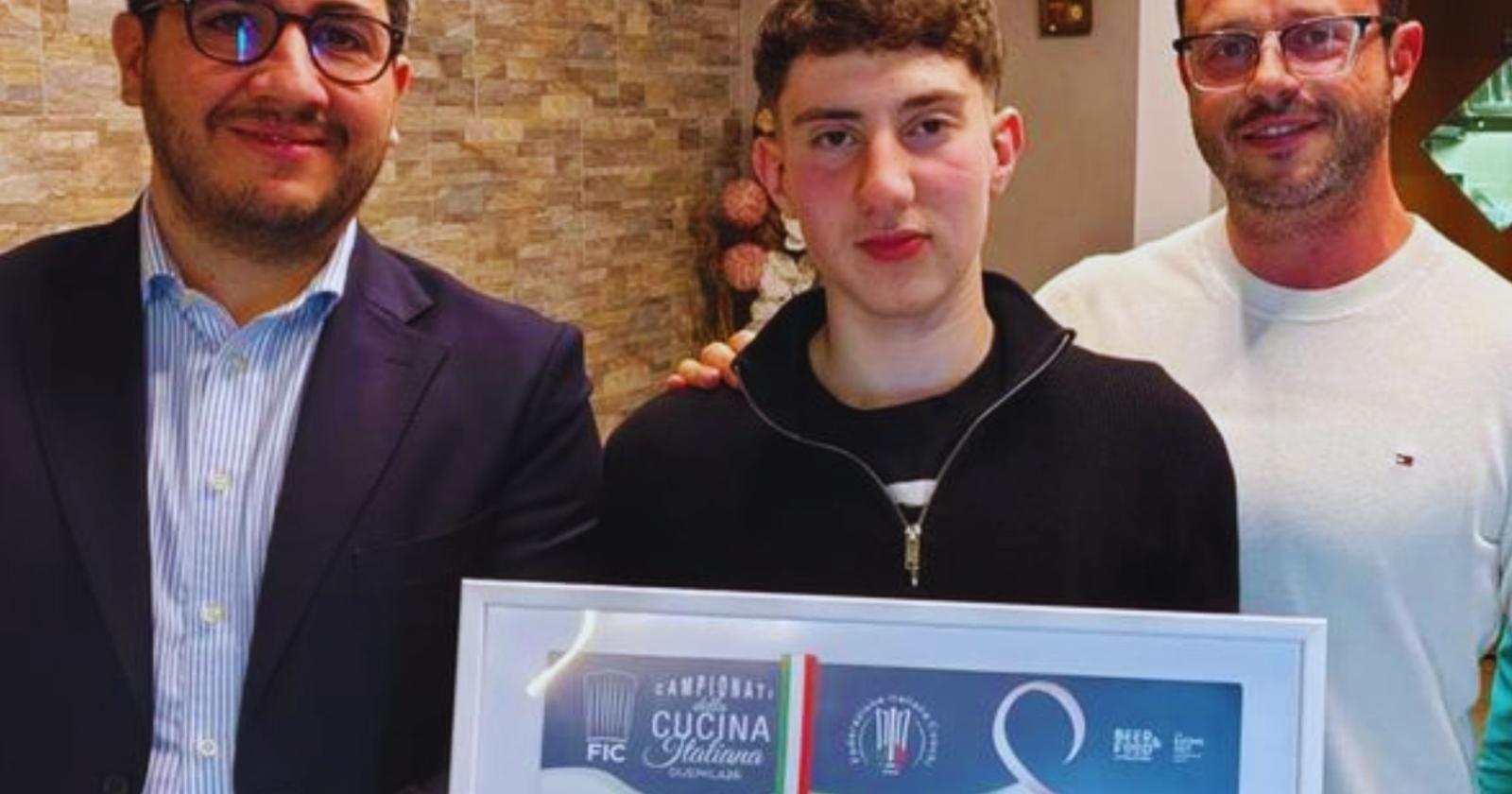 Argento nazionale per il giovane pasticciere