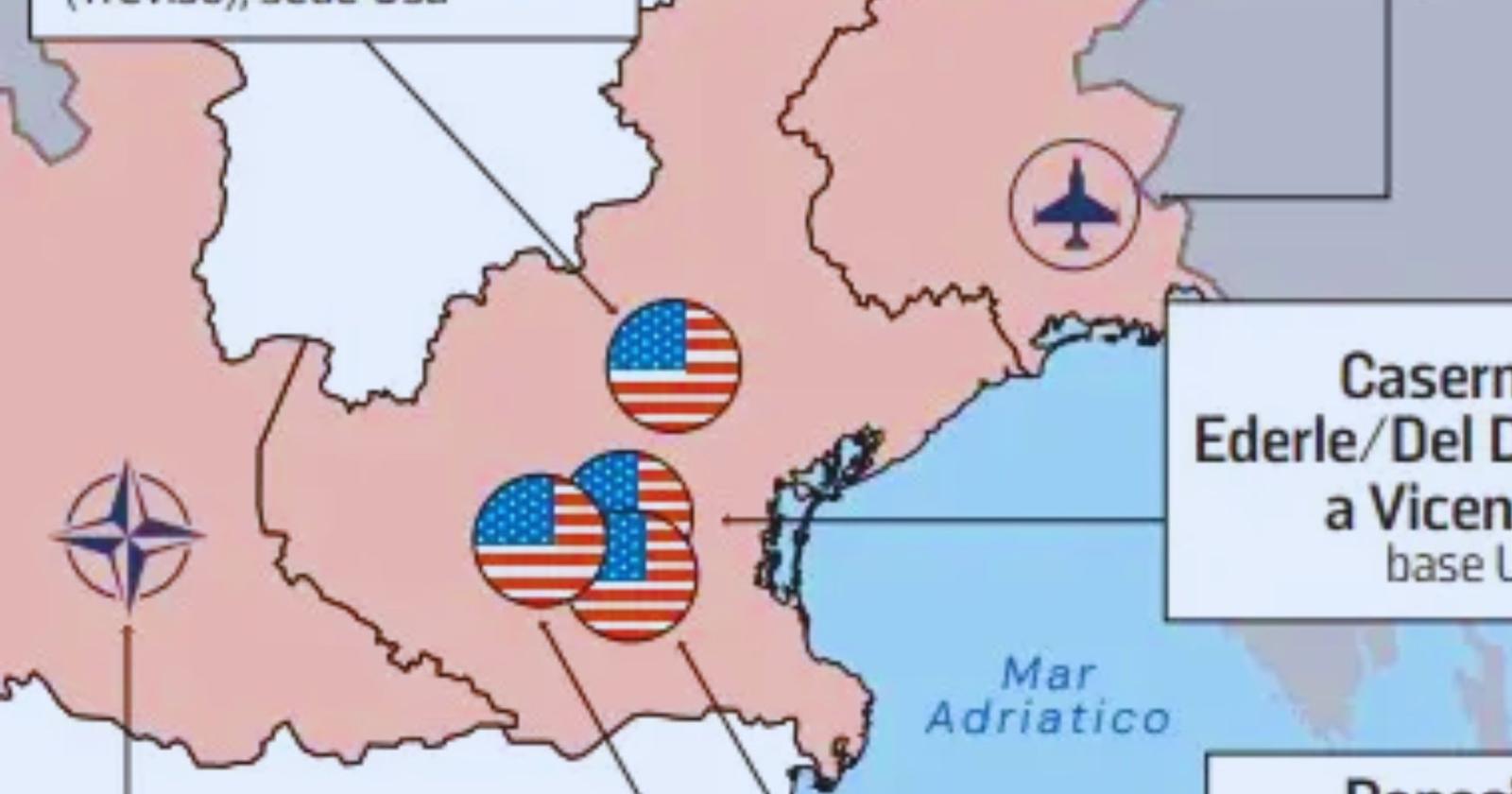 Ecco le basi americane in Italia