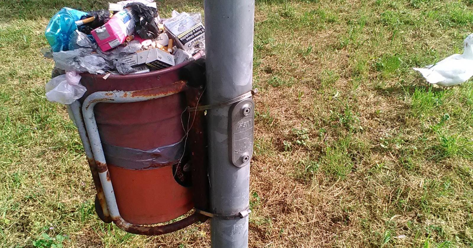 Arrivano i cestini, anche al &ldquo;Mc&rdquo;