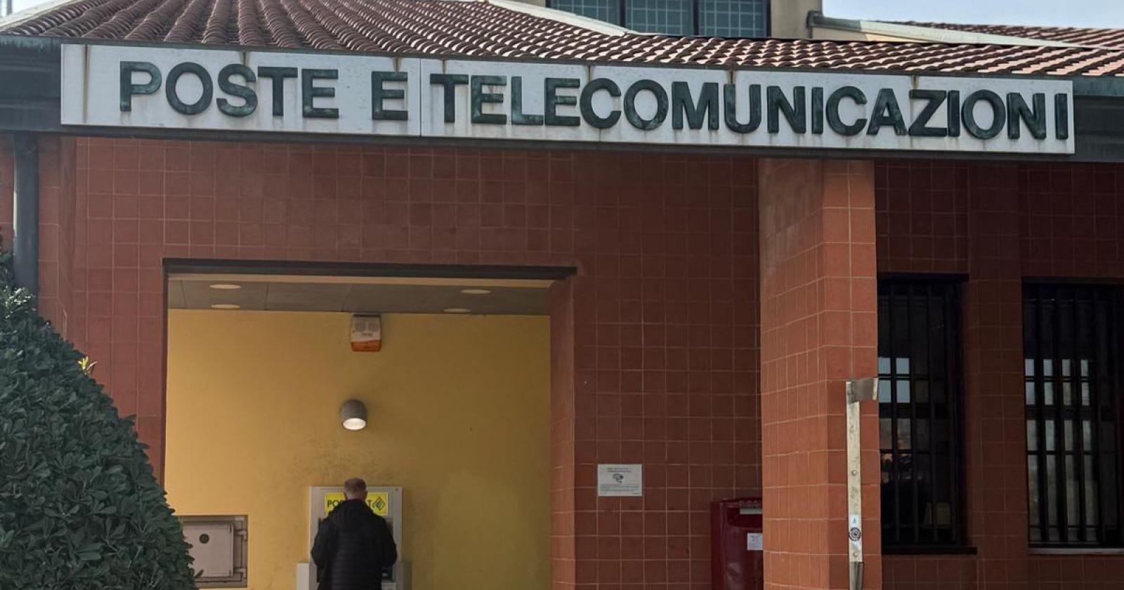 Ufficio postale chiuso per lavori