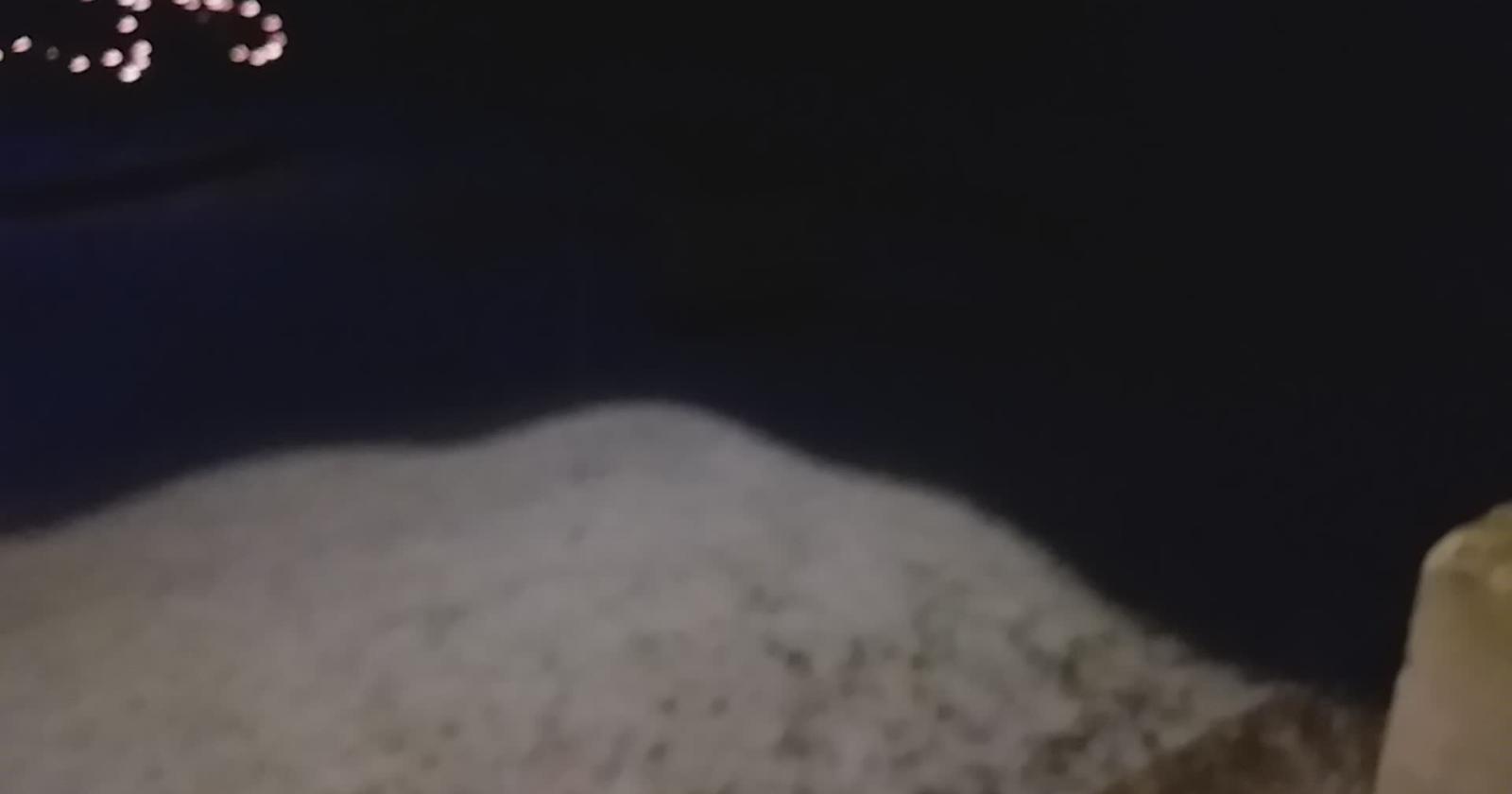 La "neve tonda" cade anche nel Delta