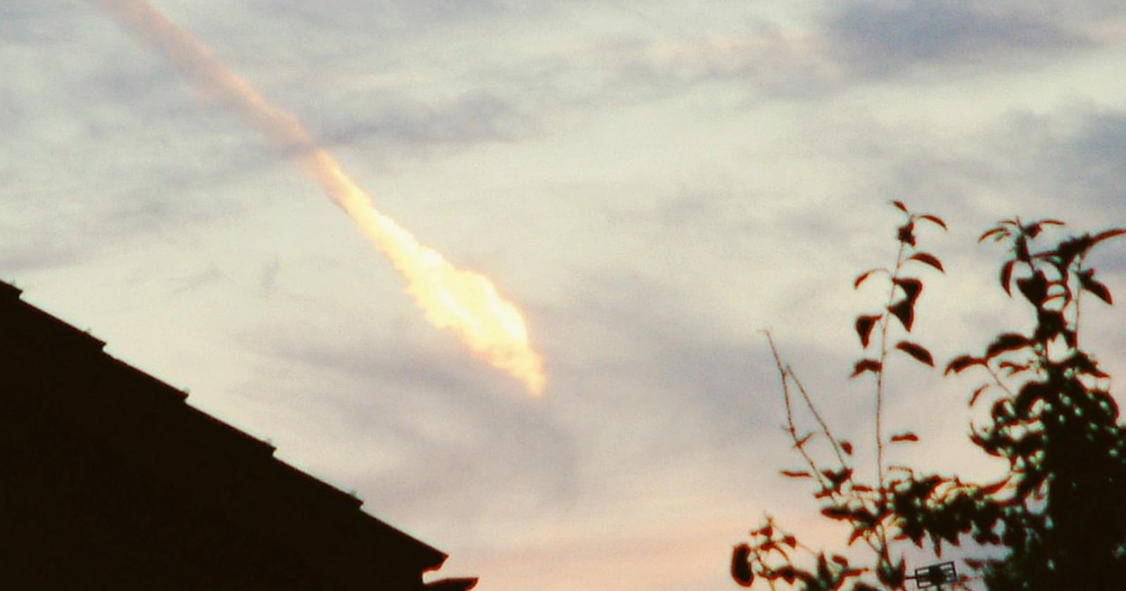 Meteora e boato sul cielo polesano