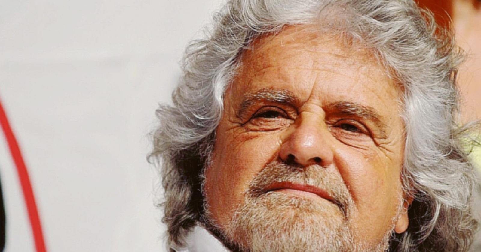 Beppe Grillo a Melara festeggia il governo Conte