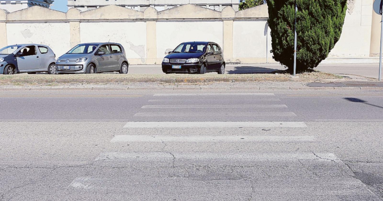 Strisce sbiadite perché al verde