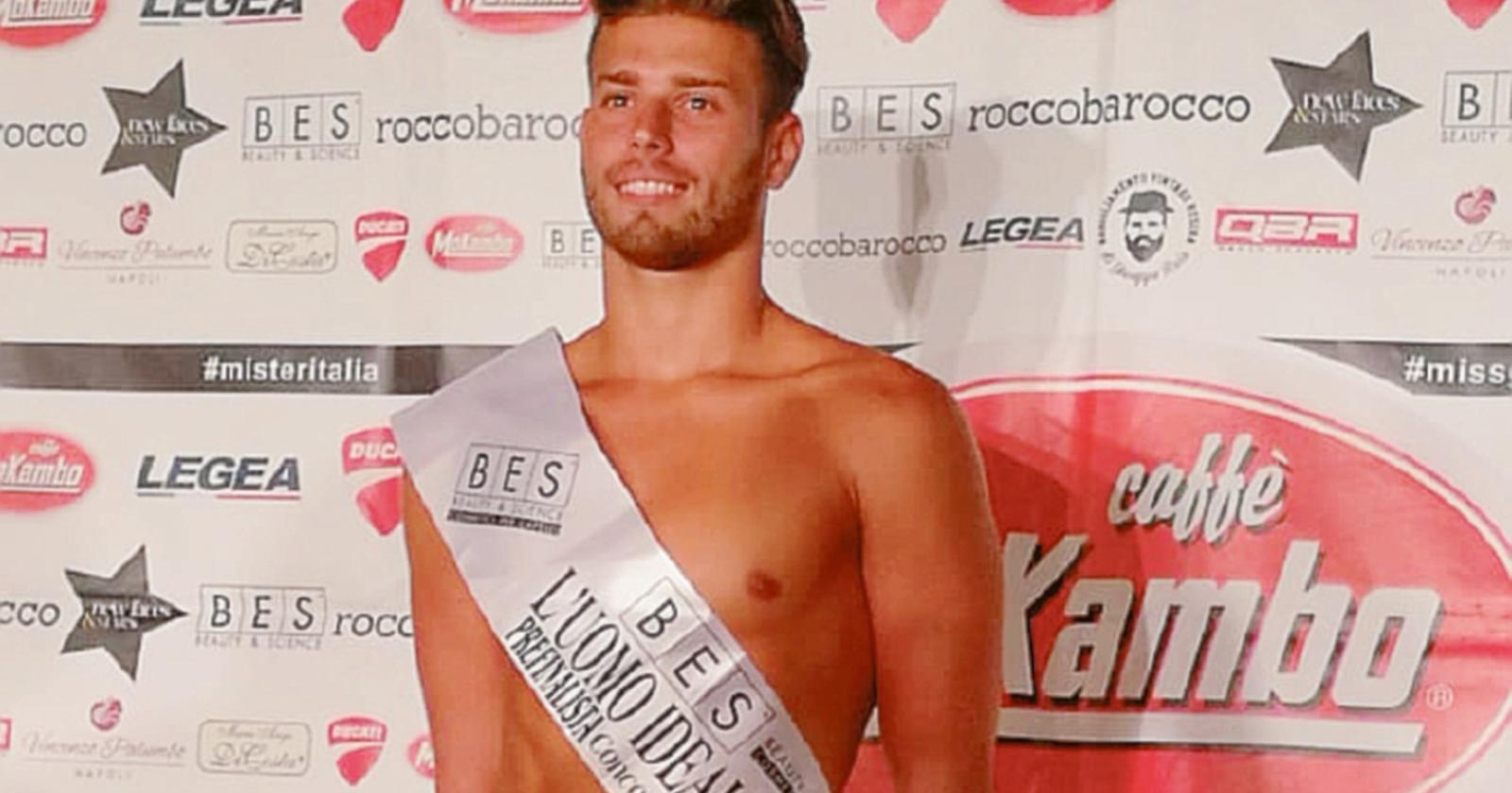 Andrea, campione di nuoto e in lizza per Mister Italia