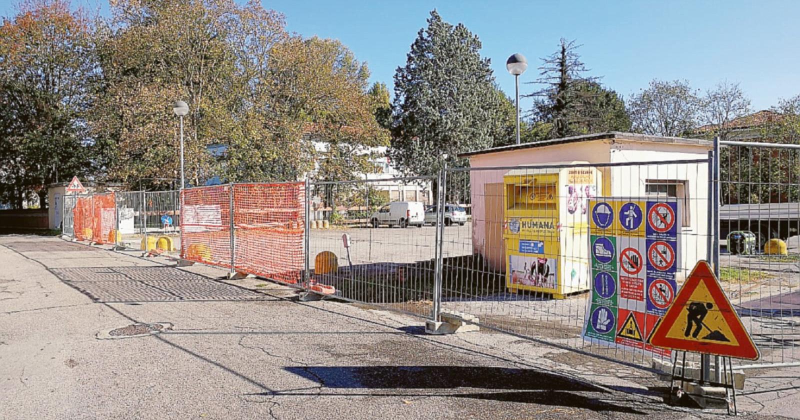 Piazza di Concadirame, c’è il cantiere
