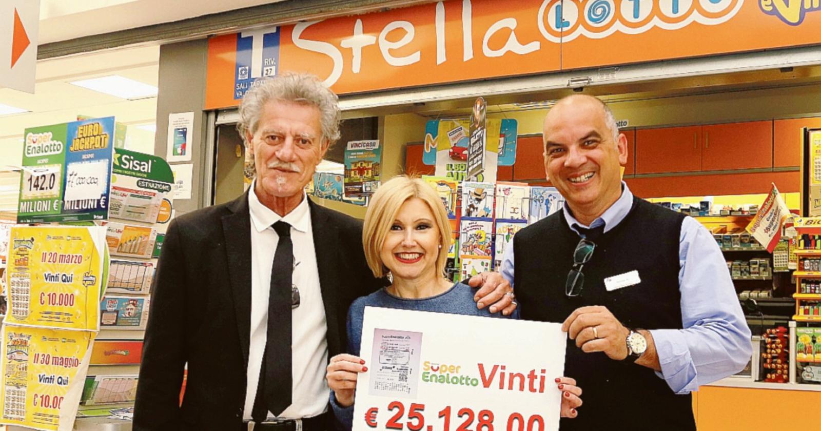 Fortuna da oltre 25mila euro