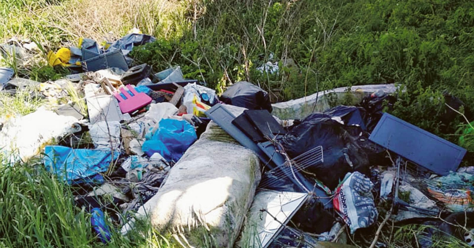 Nuova discarica a cielo aperto