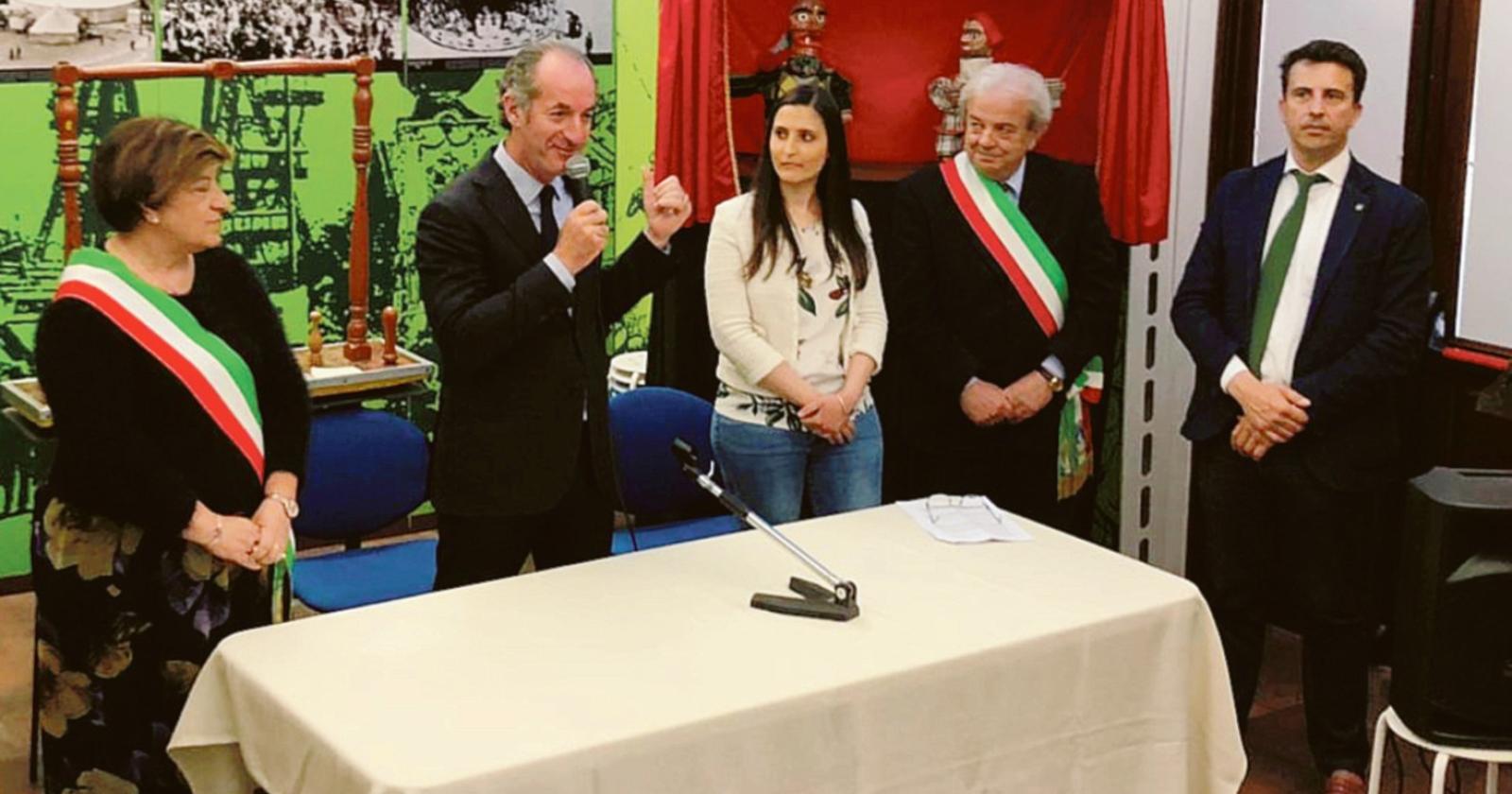 Il tour di Luca Zaia al Museo della giostra