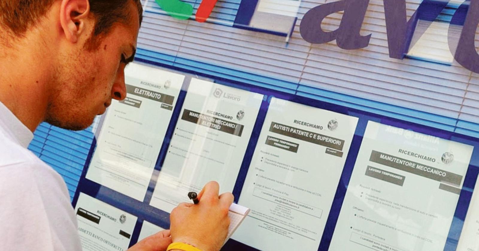 Lavoro in affanno: 44mila licenziati