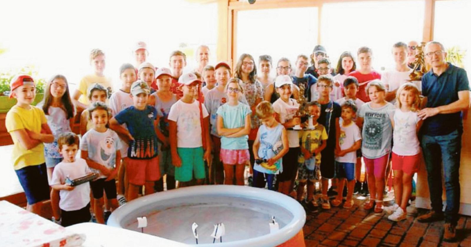 Una grande festa per i piccoli pescatori
