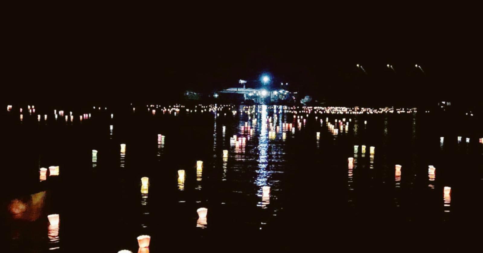 La magia del Grande fiume illuminato