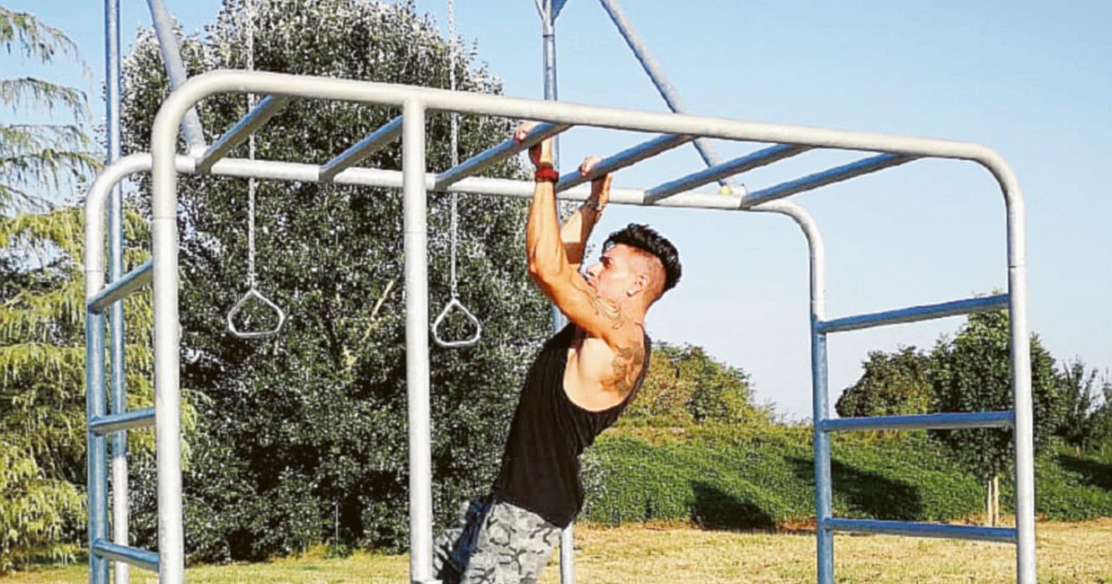 La palestra all’aperto è realtà
