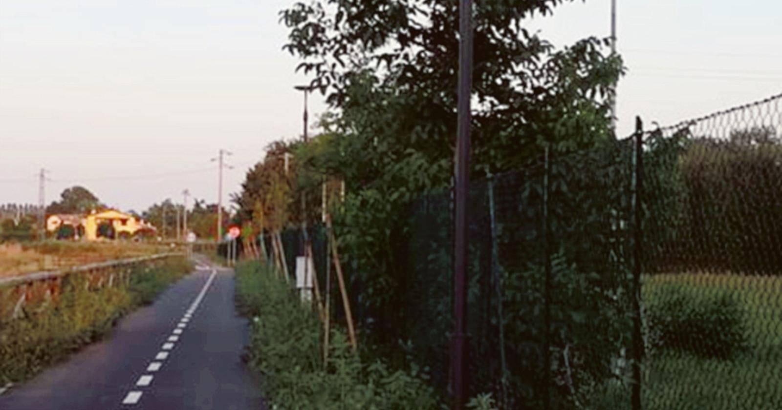 La ciclabile diventa un gabinetto