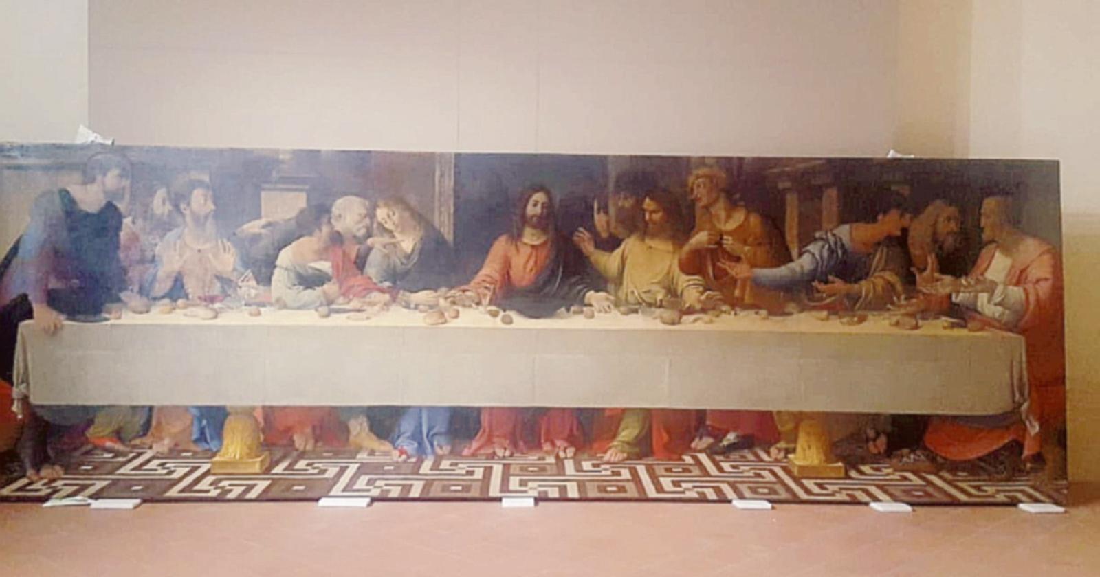 L’Ultima Cena arriva sana e salva