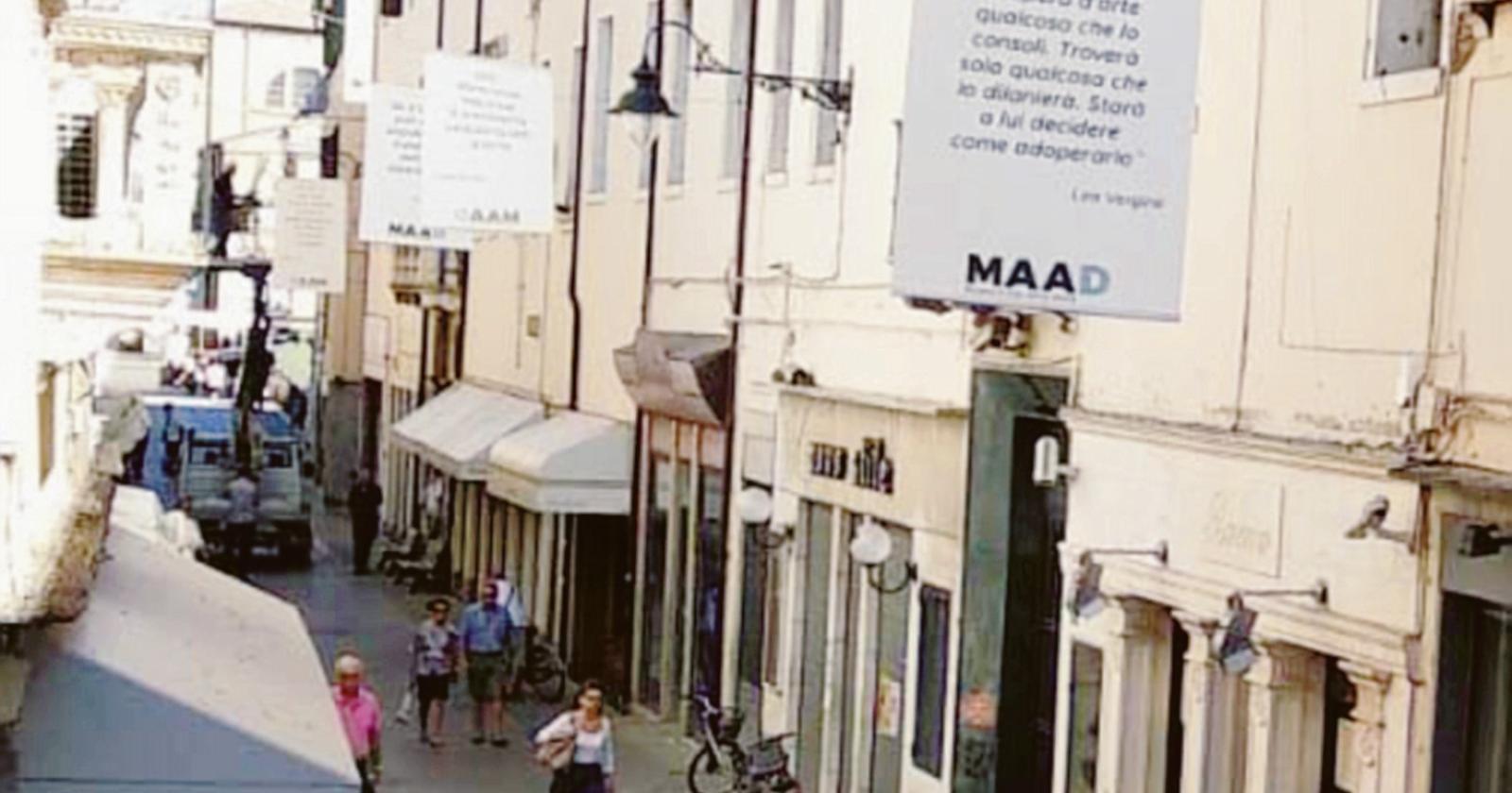Il museo scende in strada, lungo il Corso