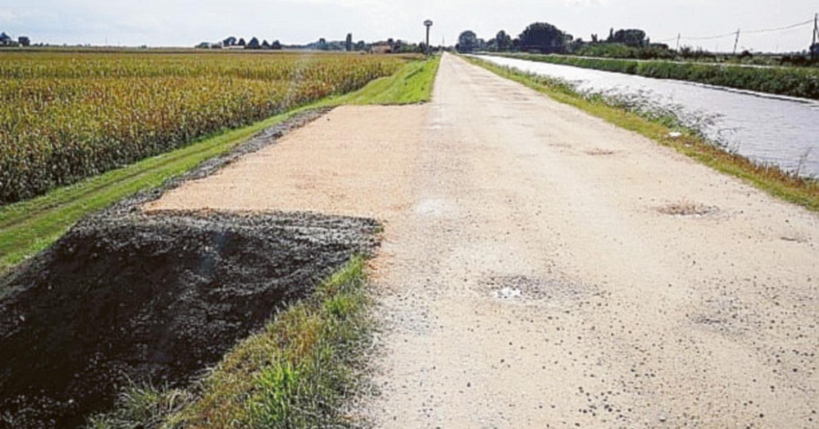 Botta, finiti i lavori per i due terrapieni