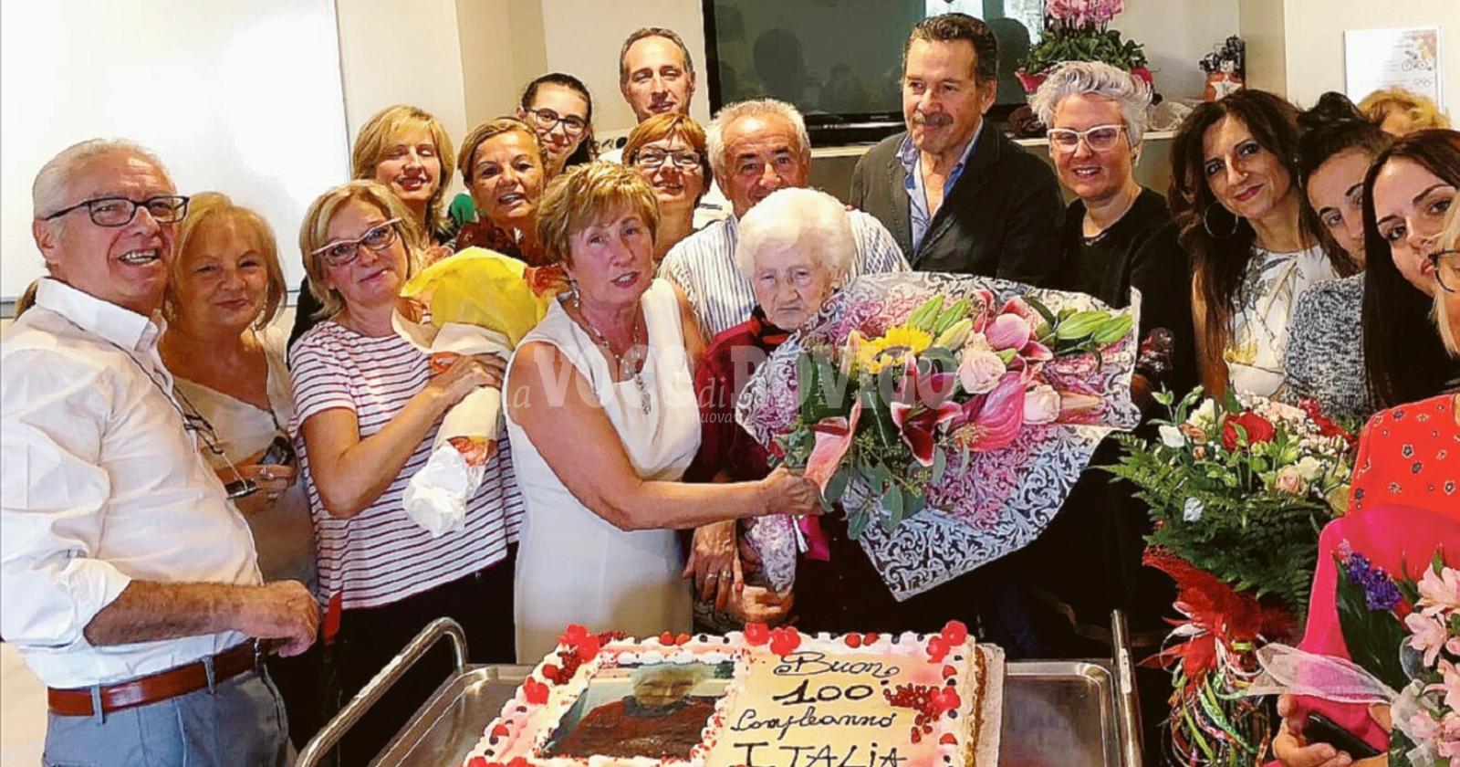Festa per i cent’anni di Ines